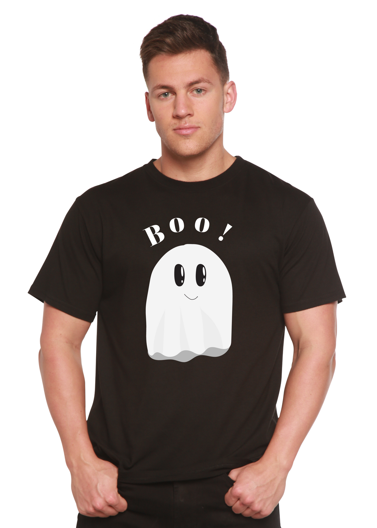 Boo Men's Bamboo Viscose/Organic Cotton Short Sleeve Graphic T-Shirt
