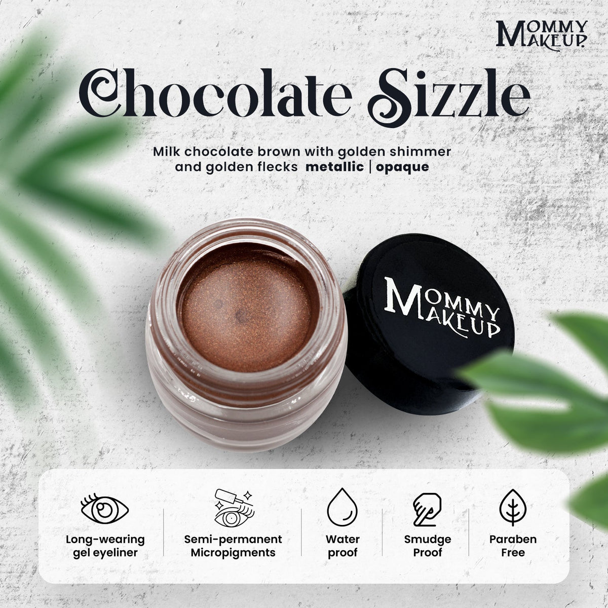 Chocolate Sizzle Stay Put Waterproof Gel Eyeliner w/ Micropigments